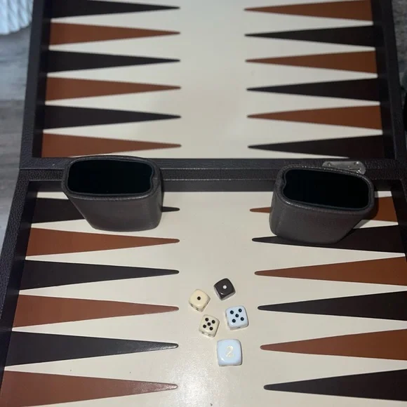 Hector Saxe Luxury backgammon set - Picture 4 of 7